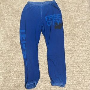 Blue let’s go women’s free city sweatpants